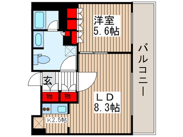 パ－クアクシス御茶ノ水ステ－ジの物件間取画像